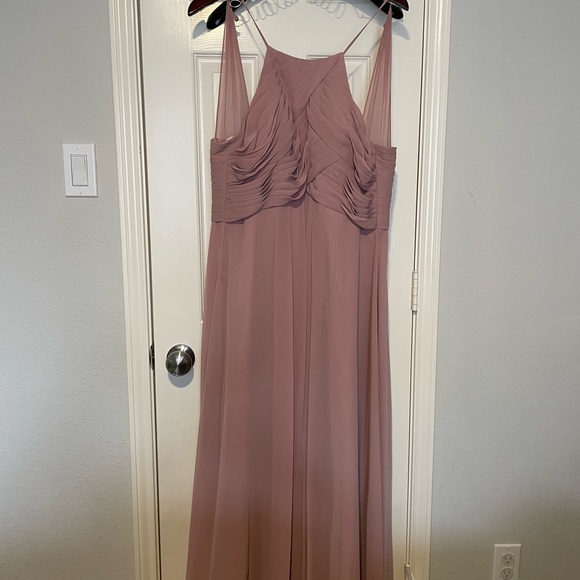 Azazie Mayve Pink Dress size 6 - Picture 2 of 4